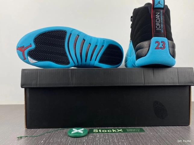 1st Kicks Retro Jordan Blue 12 130690-027 Gamma 0727